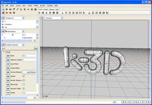 K-3D-free-3d-modwling